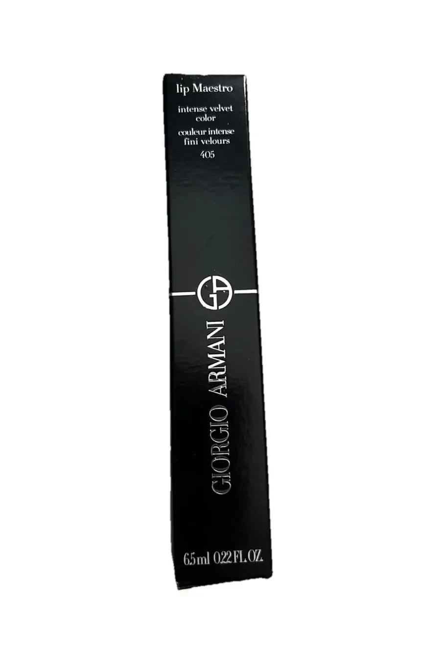 Giorgio Armani Lip Maestro Intense Velvet Color #405 Sultan NIB